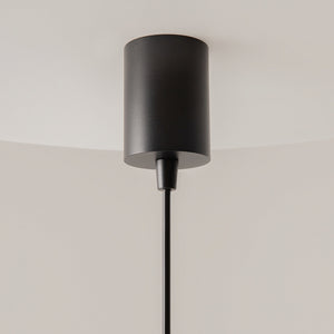 Pendant Light Matt Black Ribbed Aluminum Clear Glass Shade & GU10 Socket – Dynamics | Maytoni