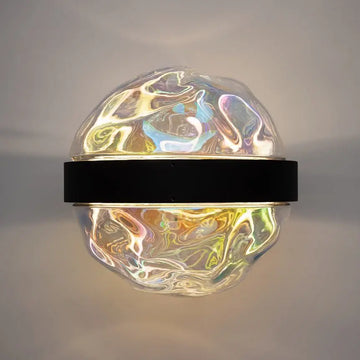 Wall light Black, metal frame, integrated 6W LED 2700K, modern – Misterio | Maytoni