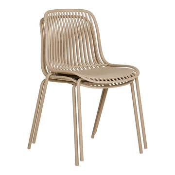 Garden Chair – Polypropylene Material, Stackable Function, UV-Resistant Protection, Easy Care Advantage – Branson | House Nordic