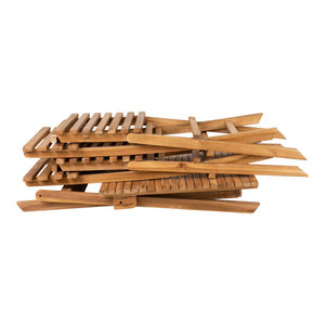 Café-Set – Teak natur, 2 Stühle, 1 Tisch - Cuenca | House Nordic