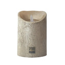 LED Candle L with moving flame and timer function - battery operated | PTMD