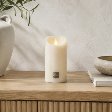 LED Candle M with Moving Flame and Timer Function - Battery Operated | PTMD