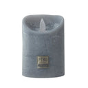 LED Candle L with moving flame and timer function - battery operated | PTMD