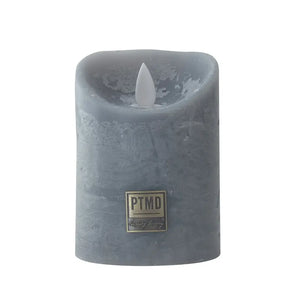 LED Candle L with moving flame and timer function - battery operated | PTMD