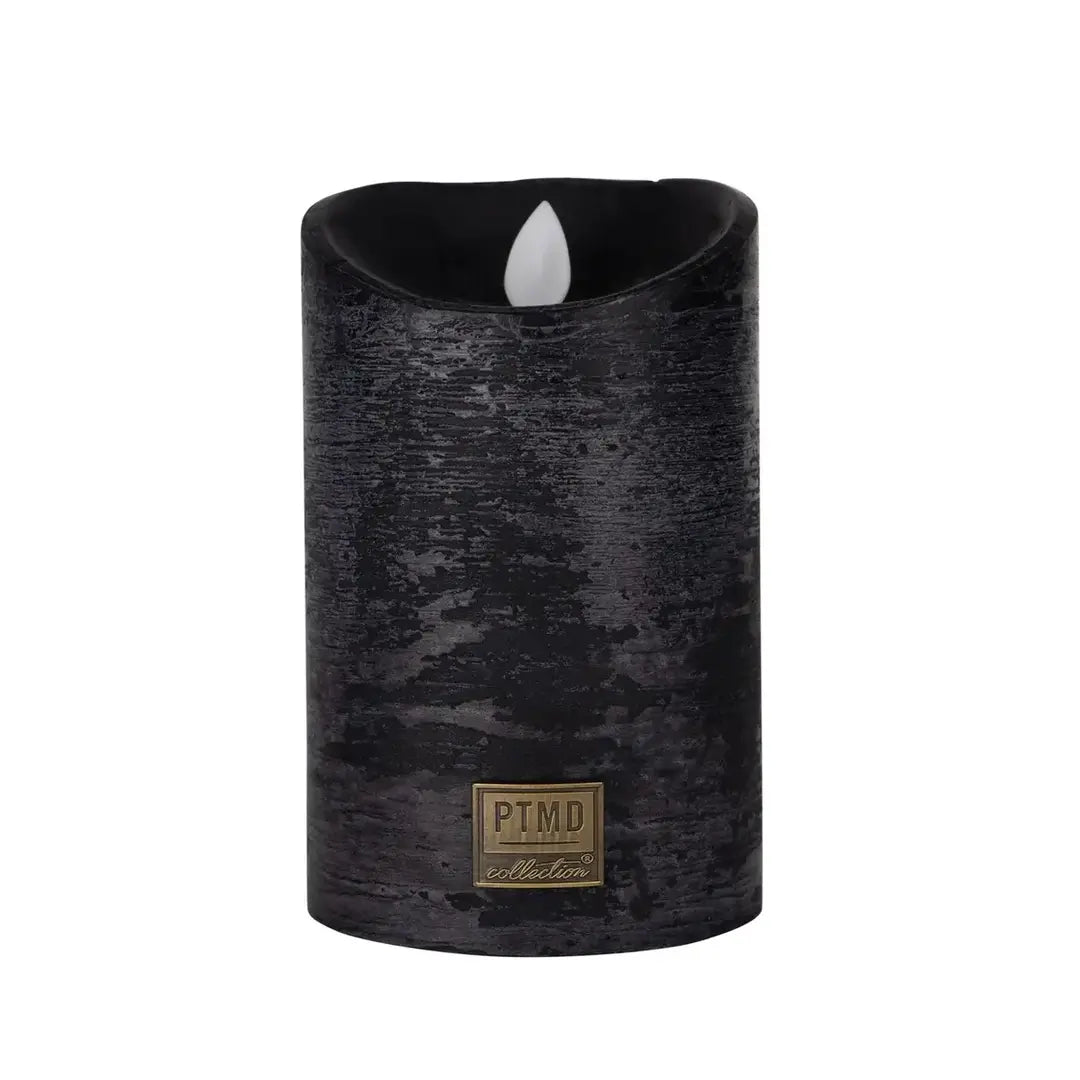 LED Candle L with moving flame and timer function - battery operated | PTMD