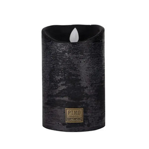 LED Candle L with moving flame and timer function - battery operated | PTMD