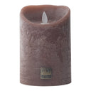 LED Candle L with moving flame and timer function - battery operated | PTMD