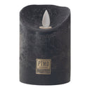 LED Candle L with moving flame and timer function - battery operated | PTMD