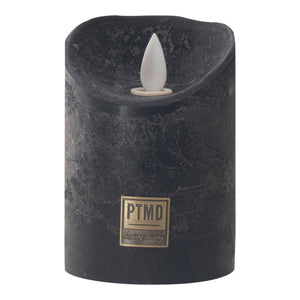 LED Candle L with moving flame and timer function - battery operated | PTMD