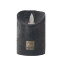LED Candle L with moving flame and timer function - battery operated | PTMD