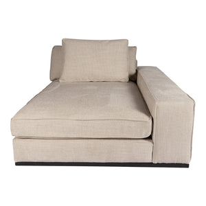Block Sofa Silent 01 Natural Chaise Longue right