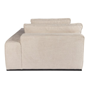 Block Sofa Silent 01 Natural Chaise Longue right
