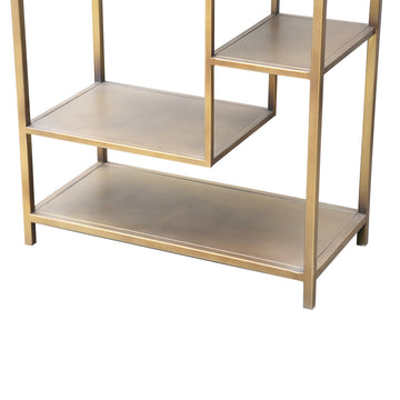 Bücherregal – Offenes Design, Hohe Form, Goldfarbe - Duana Playful | PTMD