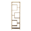Iron Gold Cabinet with Open Shelf Design – Duana| PTMD