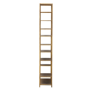 Iron Gold Cabinet with Open Shelf Design – Duana| PTMD