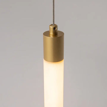 Pendelleuchte – Gold Aluminium, 20W LED, Warmweiß Licht, Ø3 cm - Ray | Maytoni