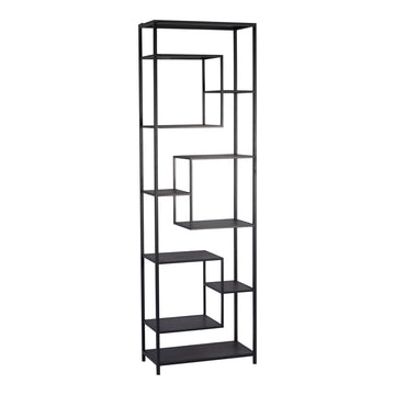 Bücherregal – Offenes Design, Hohe Form, Schwarzfarbe - Duana Playful | PTMD