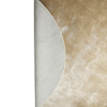 Teppich aus handgewebter Viskose, rundes Design, weiche Struktur – Flavia S | PTMD - Esszett Luxury | Stilvolles Wohnen mit Charakter