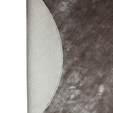 Teppich – Viskose, Gewebtes Design, Runde Form, Grau, L – Flavia | PTMD
