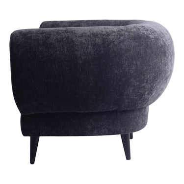 Sessel aus Stoff, rundes Armlehnen - Design, moderne Polsterform – Elefan | PTMD - Esszett Luxury | Stilvolles Wohnen mit Charakter