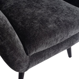 Sessel aus Acryl - Baumwoll - Polyester - Mix, Holzgestell, moderne Polsterform – Donny | PTMD - Esszett Luxury | Stilvolles Wohnen mit Charakter
