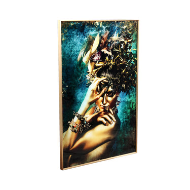 Wandbild mit Struktur Veredelung modernem Motiv und schlanker Form – Melani | PTMD - Esszett Luxury | Stilvolles Wohnen mit Charakter