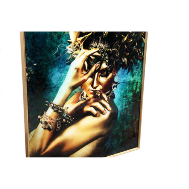 Wandbild mit Struktur Veredelung modernem Motiv und schlanker Form – Melani | PTMD - Esszett Luxury | Stilvolles Wohnen mit Charakter