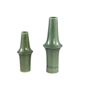 Topf – Dunkelgrüne Glasur, Geformter Ring, L - Cashay | PTMD
