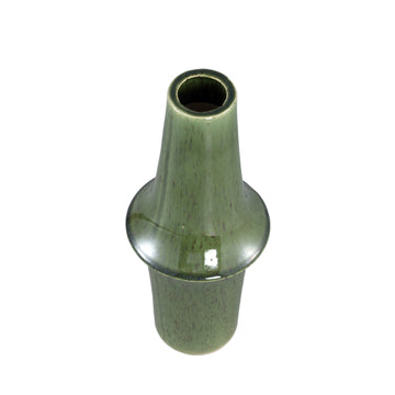 Topf – Dunkelgrüne Glasur, Geformter Ring, L - Cashay | PTMD