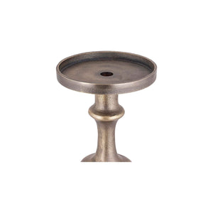 Kerzenhalter Messing aus gegossenem Aluminium mit runder Form – Yourney | PTMD - Esszett Luxury | Stilvolles Wohnen mit Charakter