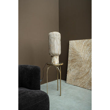 Beistelltisch aus Eisen in Gold mit Spiegeloberfläche und Fairy - Design – Rikka | PTMD - Esszett Luxury | Stilvolles Wohnen mit Charakter