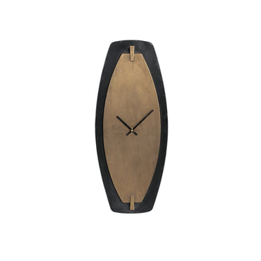 Wall clock - Zanni gold oval