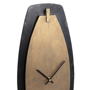 Wall clock - Zanni gold oval