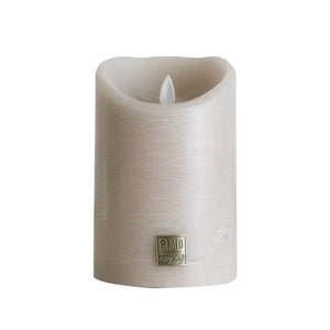 LED Candle L with moving flame and timer function - battery operated | PTMD