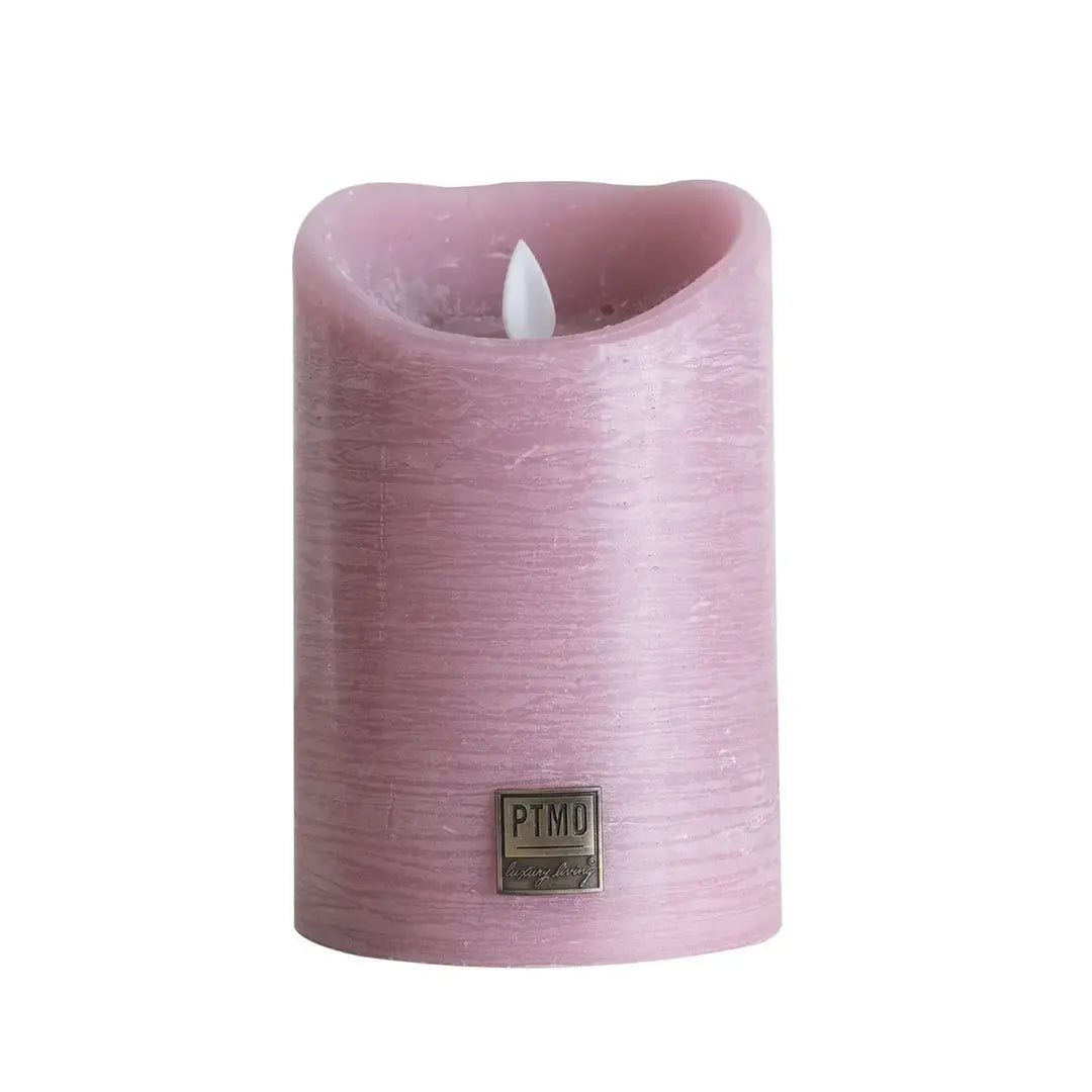 LED Candle L with moving flame and timer function - battery operated | PTMD