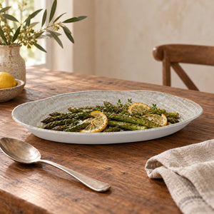 Porcelain Plate, Oval Shape, Decorative Structure & Robust Quality S – Kaylaa | PTMD