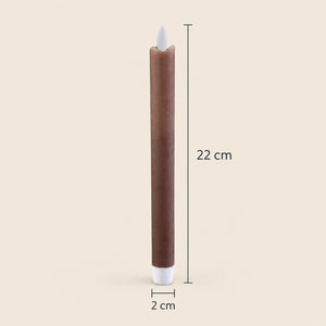 LED taper candle with moving flame and timer function battery operated - Led | PTMD