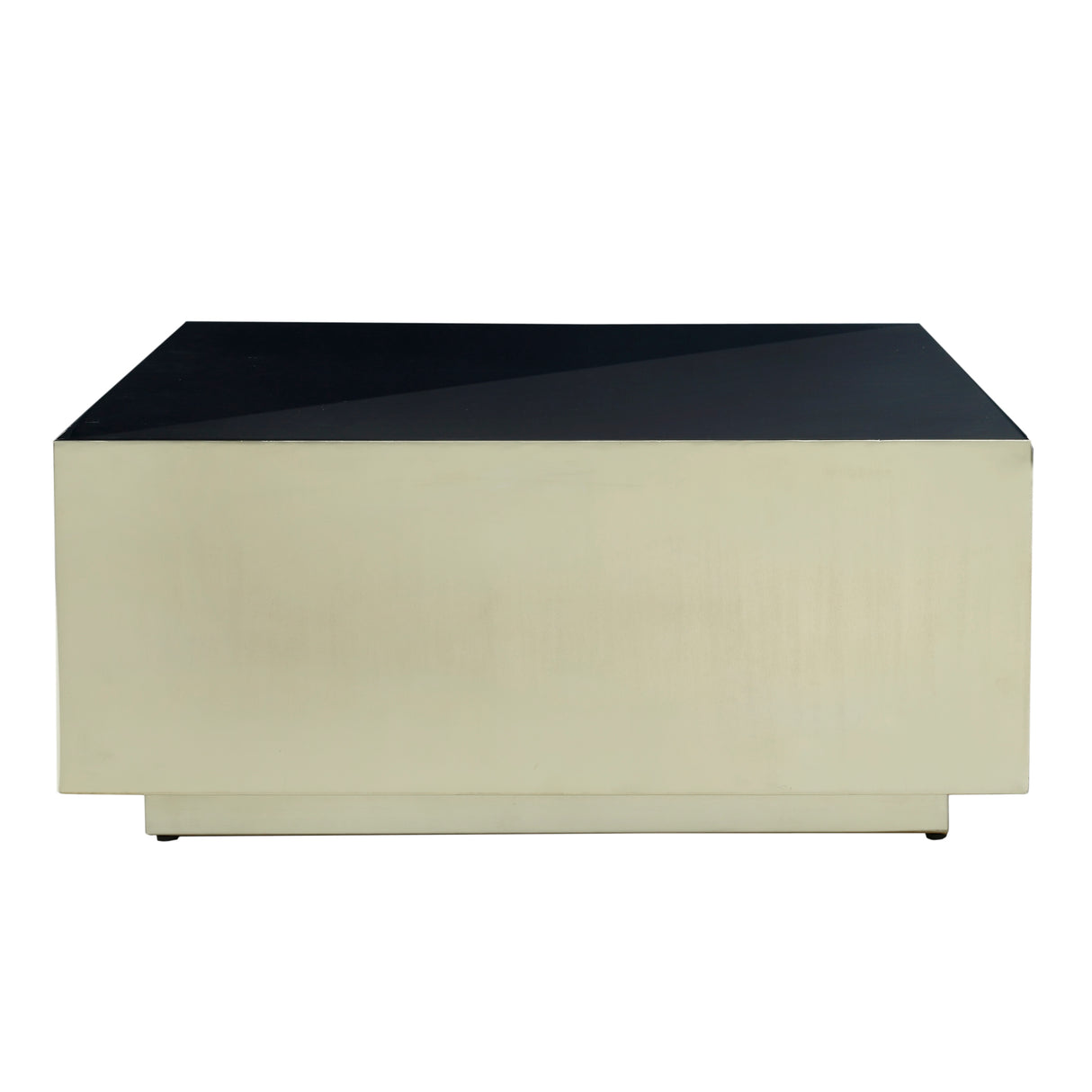 Couchtisch aus Eisen mit quadratischem Schwarzglanz - Design – Irvy | PTMD - Esszett Luxury | Stilvolles Wohnen mit Charakter