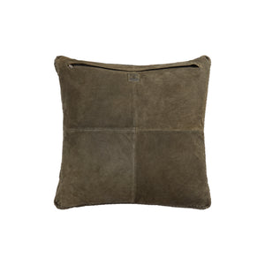 Cushion - Green Suede, Zipper, Polyester Filling, L – Suky | PTMD