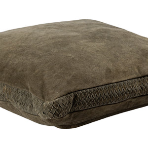 Cushion - Green Suede, Zipper, Polyester Filling, L – Suky | PTMD