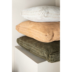 Cushion - Taupe Suede, Zipper, Polyester Filling, S – Suky | PTMD