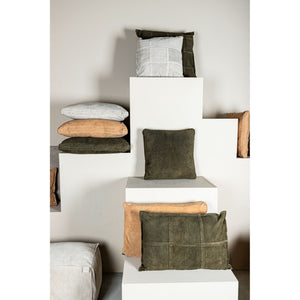 Cushion - Taupe Suede, Zipper, Polyester Filling, S – Suky | PTMD