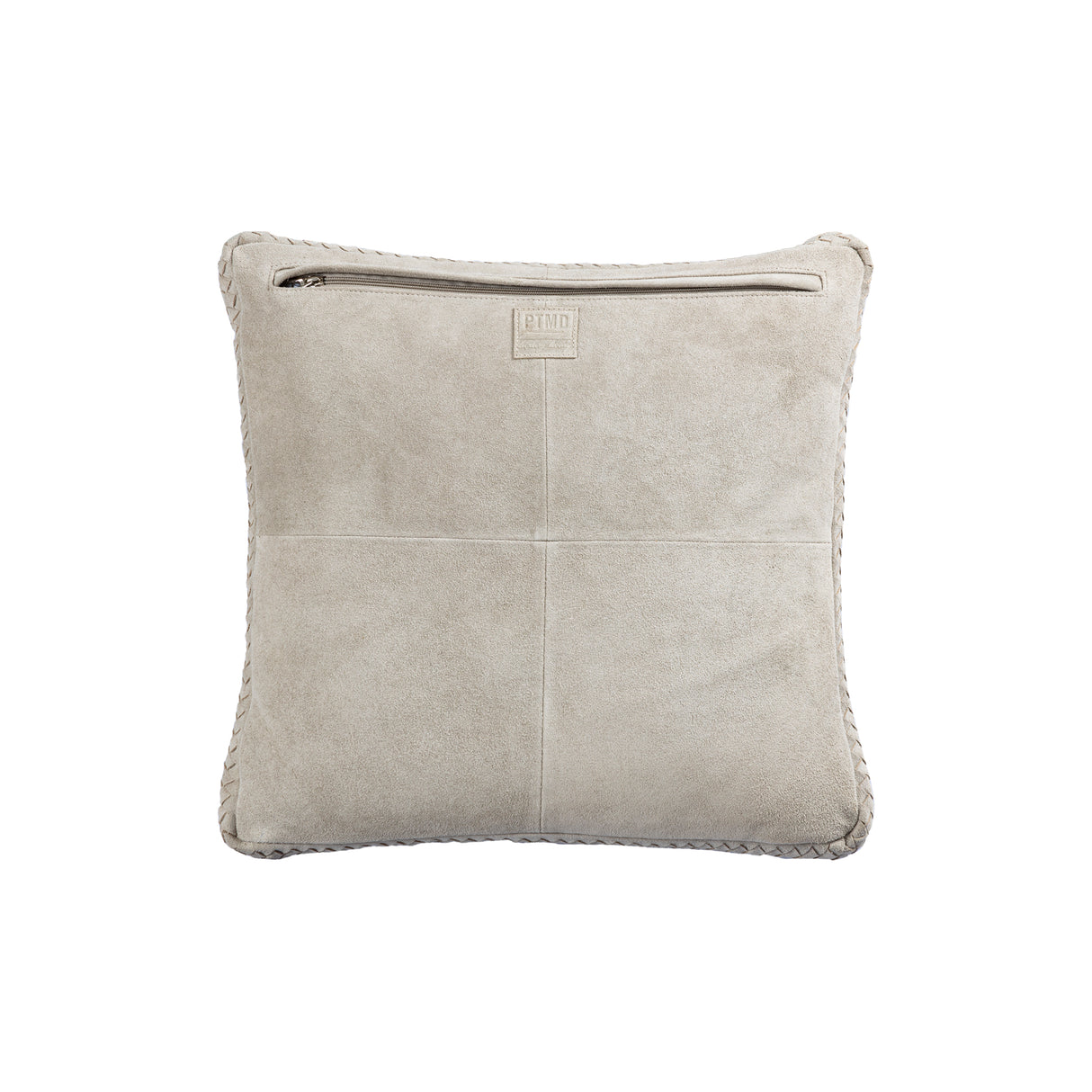 Cushion - Taupe Suede, Zipper, Polyester Filling, S – Suky | PTMD