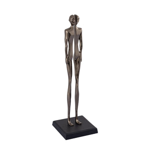 Aluminum statue with silver half-figure design size S – Ilsee | PTMD