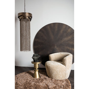 Vase – Schräges Design, Graue Farbe, Glas Material, L – Yulaa | PTMD