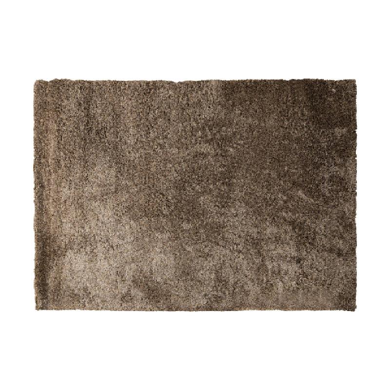 Rug - Hand-woven structure, Rectangular shape, Brown fabric surface, L - Jups | PTMD