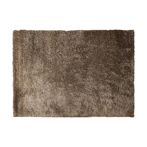 Rug - Hand-woven structure, Rectangular shape, Brown fabric surface, L - Jups | PTMD