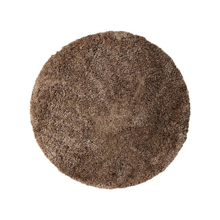Teppich – Stoffgewebe, Gewebtes Design, Runde Form, Braun S – Jups | PTMD image