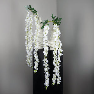 künstliche blume Glyzinie hängend mit filigraner Struktur und dekorativer Ausführung – Garden Flower | PTMD - Esszett Luxury | Stilvolles Wohnen mit Charakter