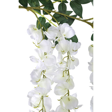 künstliche blume Glyzinie hängend mit filigraner Struktur und dekorativer Ausführung – Garden Flower | PTMD - Esszett Luxury | Stilvolles Wohnen mit Charakter